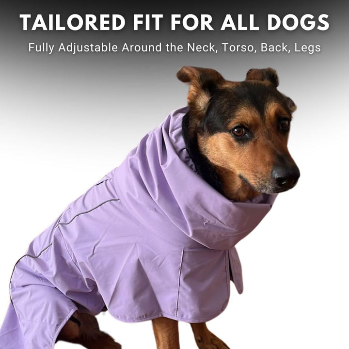 Spark Paws Hunderegenmantel, wasserdichte, Winddichte Regenjacke, für kleine, mittelgrosse, grosse u