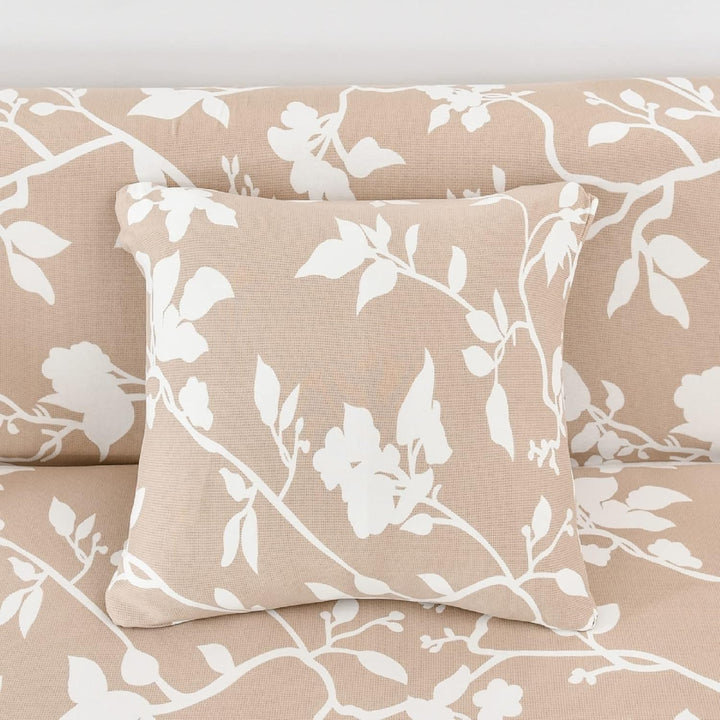 ShowyLive Sofa Überzug Couch Überzug 2er Set für Ecksofa L-Form Sofabezug 3 Sitzer+3 Sitzer, mit 4 S