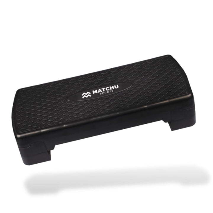 MATCHU - Steppbrett Höhenverstellbar für Fitness - Einstellbar in 9 und 14 CM - Höchstgewicht: 200 K