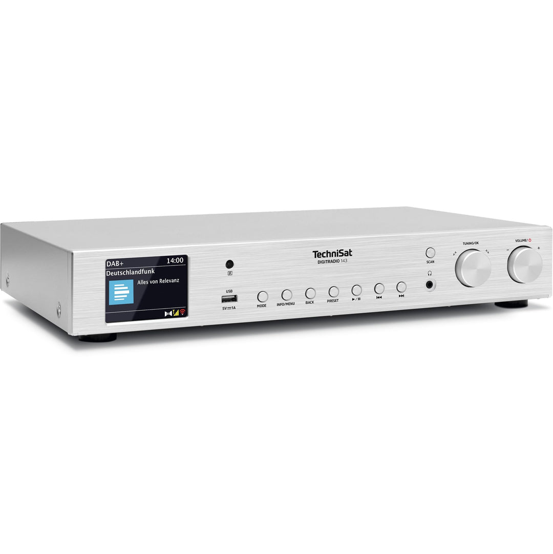 TechniSat DIGITRADIO 143 (V3) – HiFi-Tuner Internetradio (DAB+ Digital-Radio, Bluetooth-Audio-Stream
