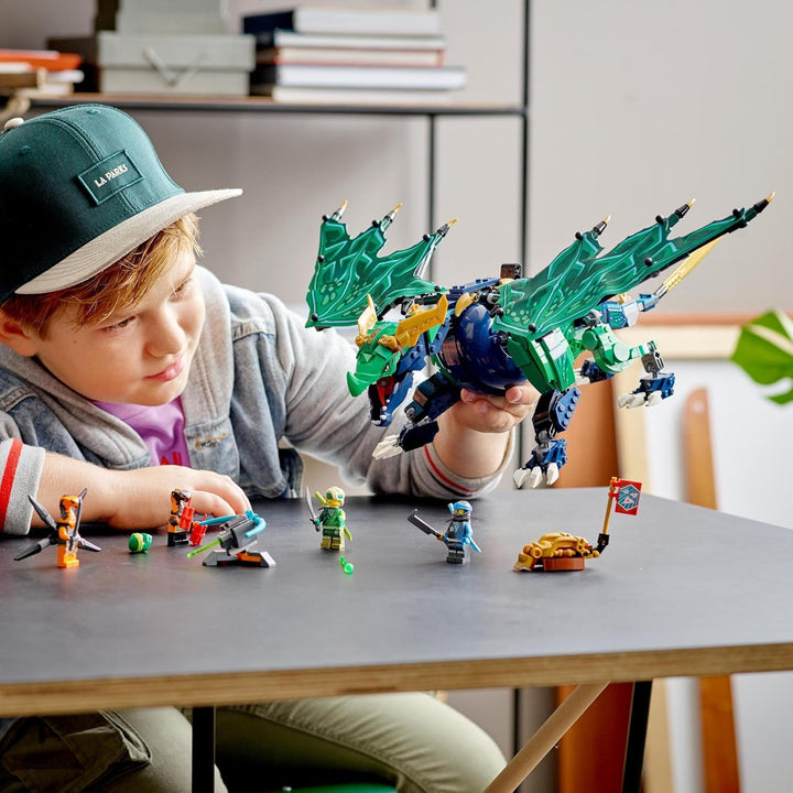 LEGO 71766 NINJAGO Lloyds legendärer Drache, Spielzeug für Jungen und Mädchen ab 8 Jahren mit Drache