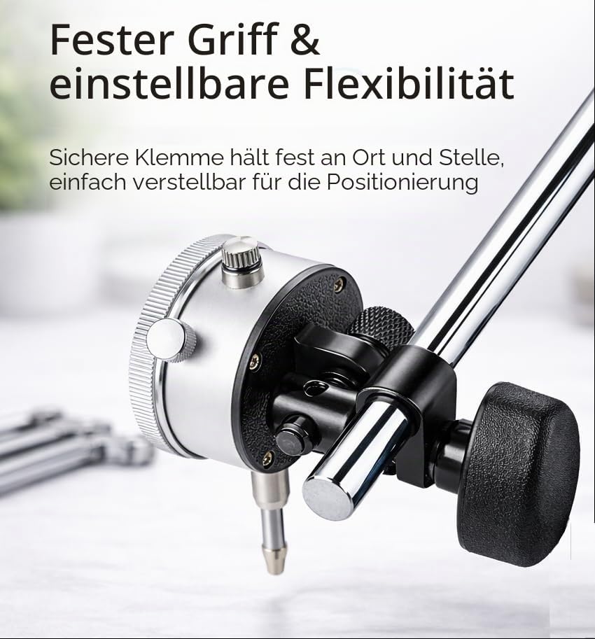 KATSU Tools Messuhr DTI 0-10mm Mit Magnetfuss 40111963 Kartonschachtel, Kartonschachtel