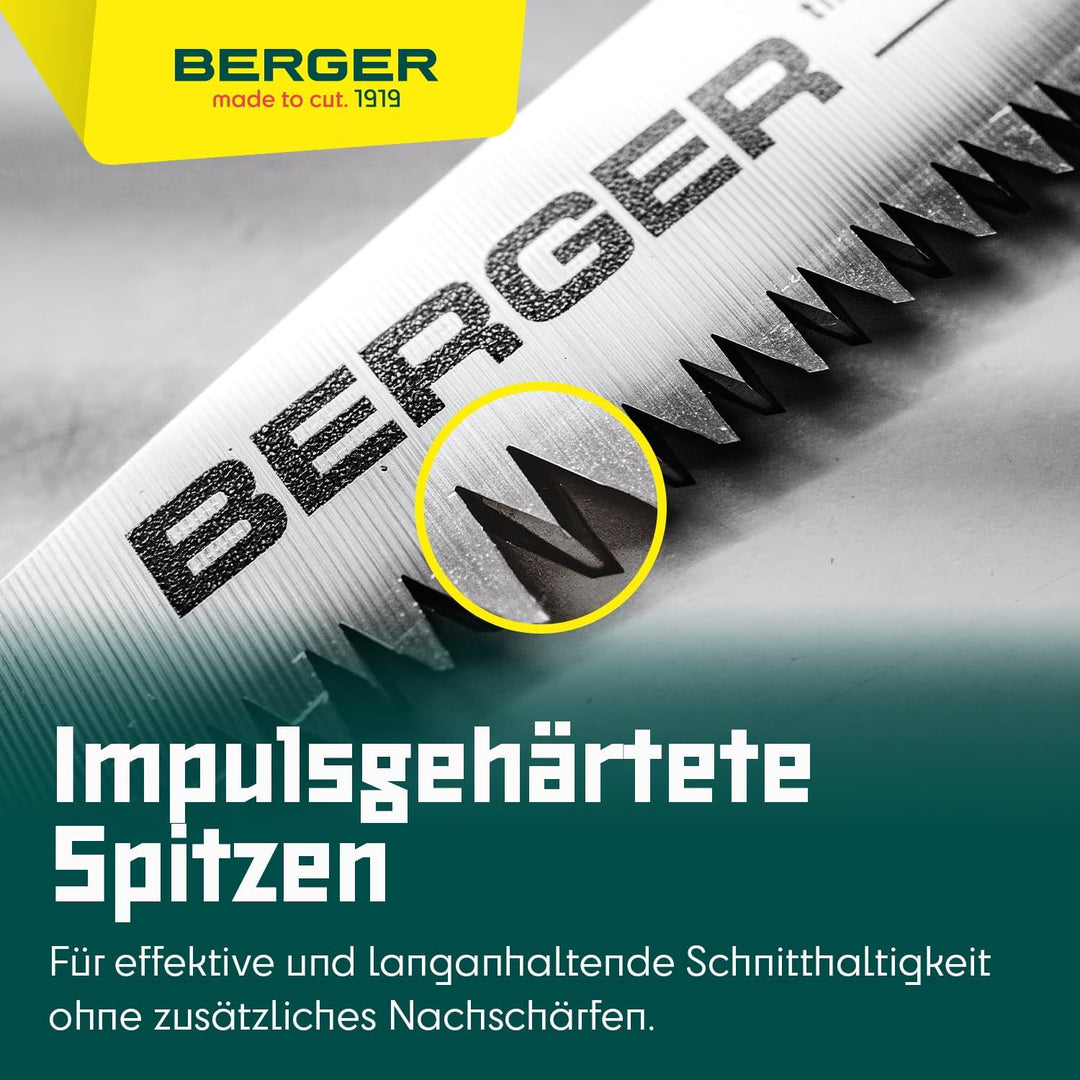 Berger Sägeblatt 96850 für Astsäge 64850, Länge: 33 cm Original Ersatzteil Ersatzsägeblatt 33 cm, Er