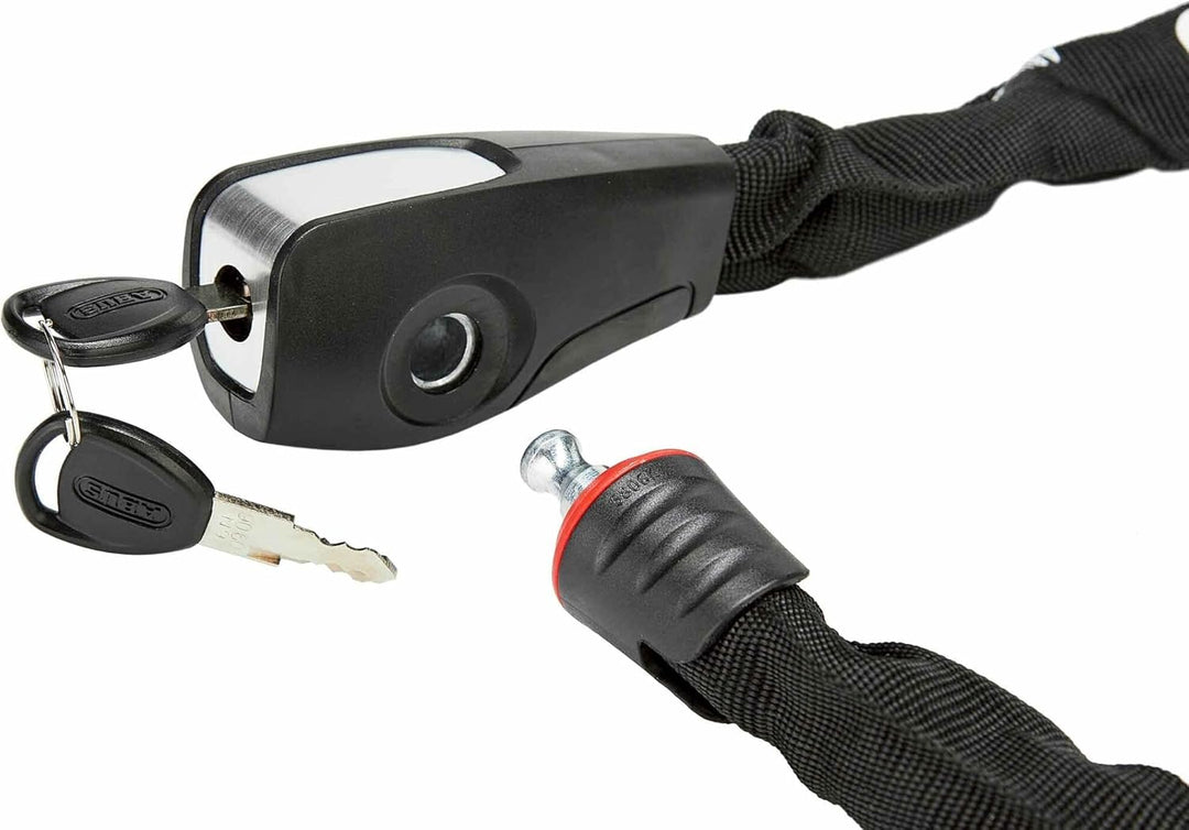 ABUS Kettenschloss Steel-O-Chain 8807K – Flexibles Fahrradschloss aus gehärtetem Stahl – ABUS-Sicher
