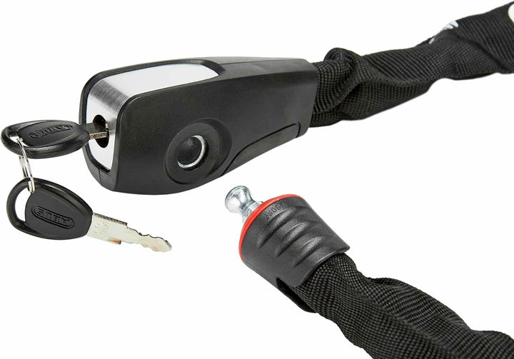 ABUS Kettenschloss Steel-O-Chain 8807K – Flexibles Fahrradschloss aus gehärtetem Stahl – ABUS-Sicher