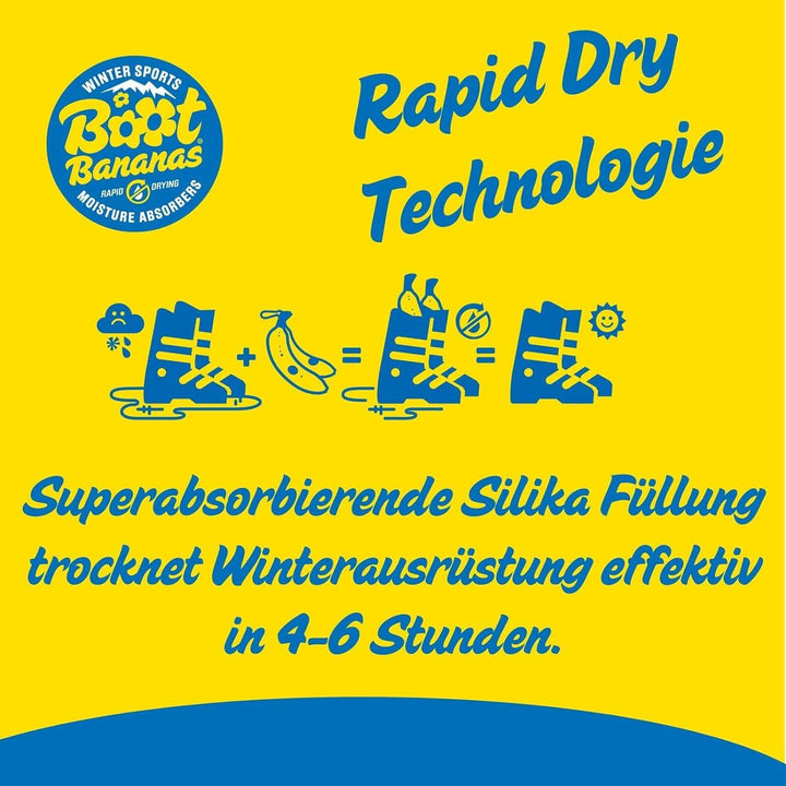 Boot Bananas Schuhtrockner Rapid Dry Technologie | Skischuhtrockner auch geeignet für Stiefel Sports