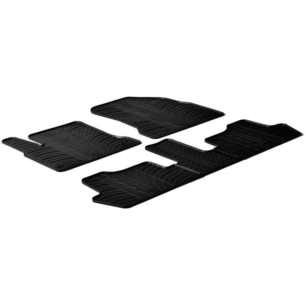 Gledring Satz Gummimatten kompatibel mit Citroen C4 Picasso 2006-2013 (T Profil 5-teilig + Montage-c
