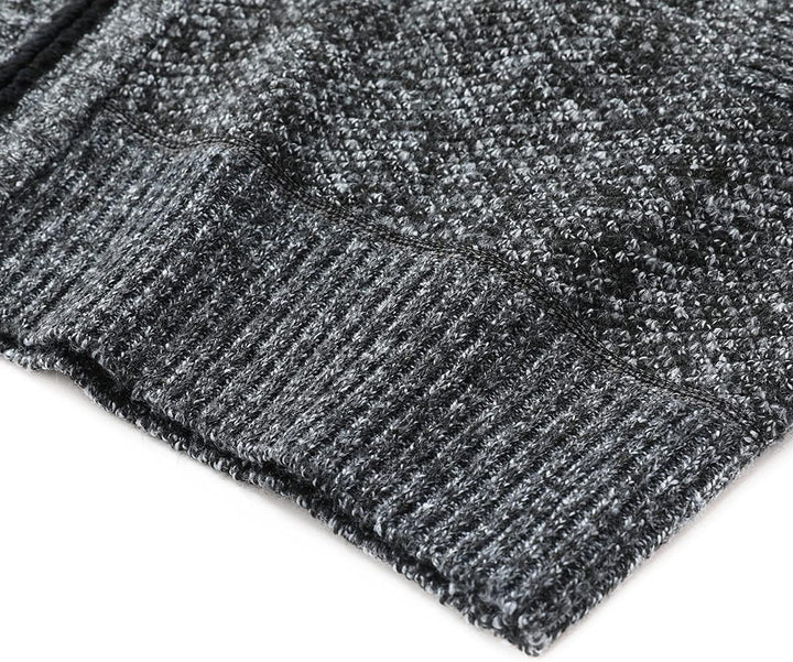YOUTHUP Herren Weste Fleece Fütterung Winter Frühling Strickjacke Ärmellose Fleecejacke Stehkragen S