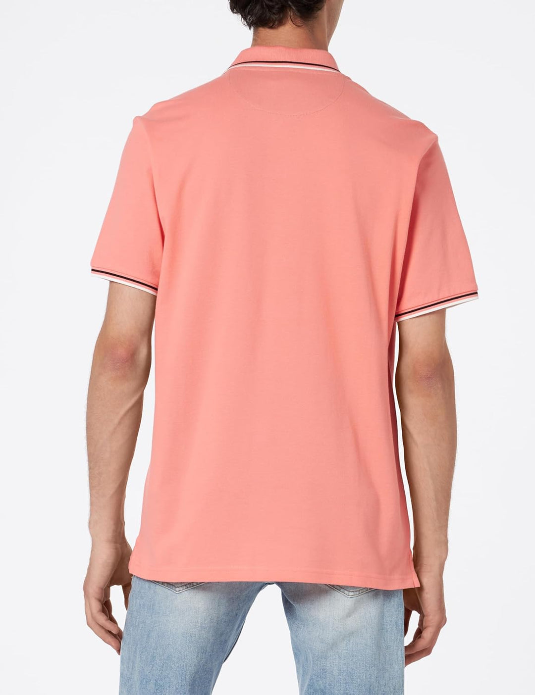 Champion Herren Legacy Polo Gallery Light Cotton Piqué C-Logo Polohemd S Pfirsichrosa., S Pfirsichro