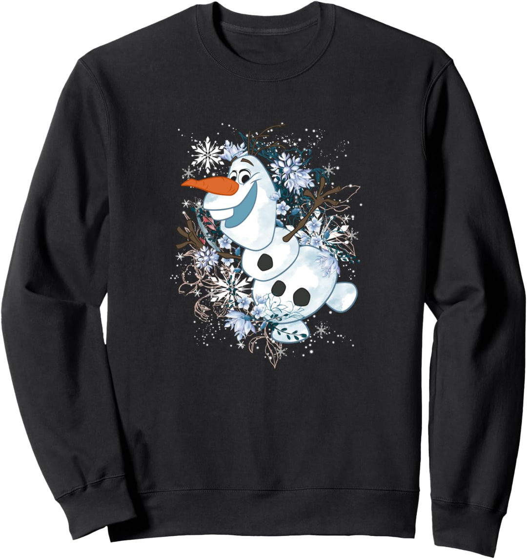 Disney Frozen Olaf Dancing In The Snowflakes Sweatshirt