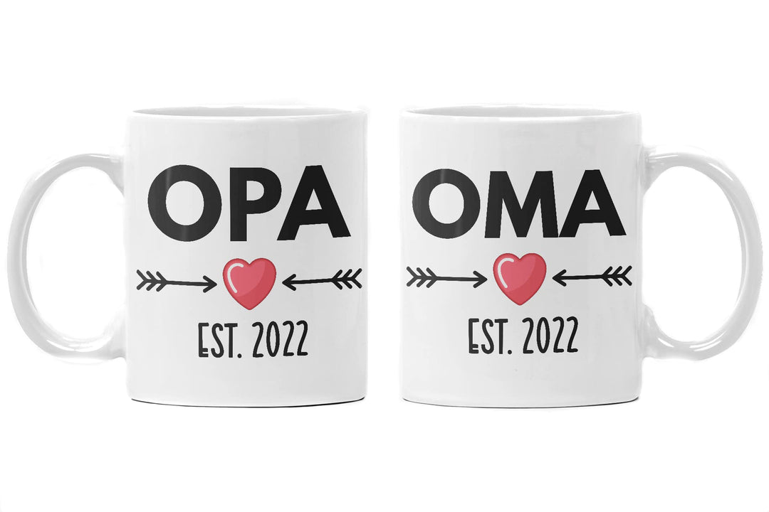Trendation - Ihr werdet Oma und Opa 2022 Geschenk Schwangerschaft Verkünden Überraschung Baby Du Wir
