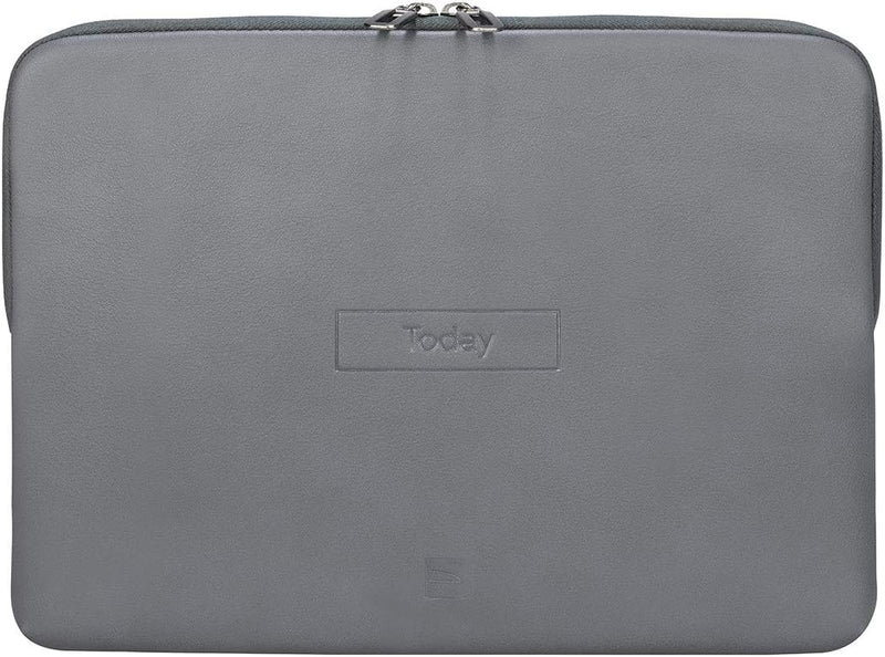 Tucano Today Notebook Sleeve mit Memory Foam 13-14 Zoll, grau Laptop 14" Grau, Laptop 14" Grau