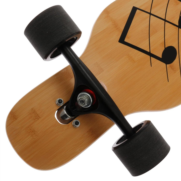 FunTomia Longboard mit 3 Flex Stufen Drop Through Cruiser Komplettboard Mach1 Speed Kugellager T-Too