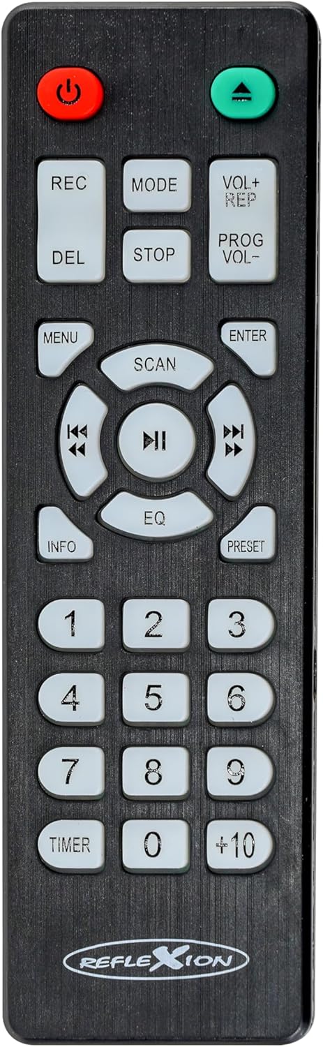 Reflexion HIF2002 Retro Stereo-Anlage mit Plattenspieler, Kassette, CD-Player und DAB-Radio (DAB+, U