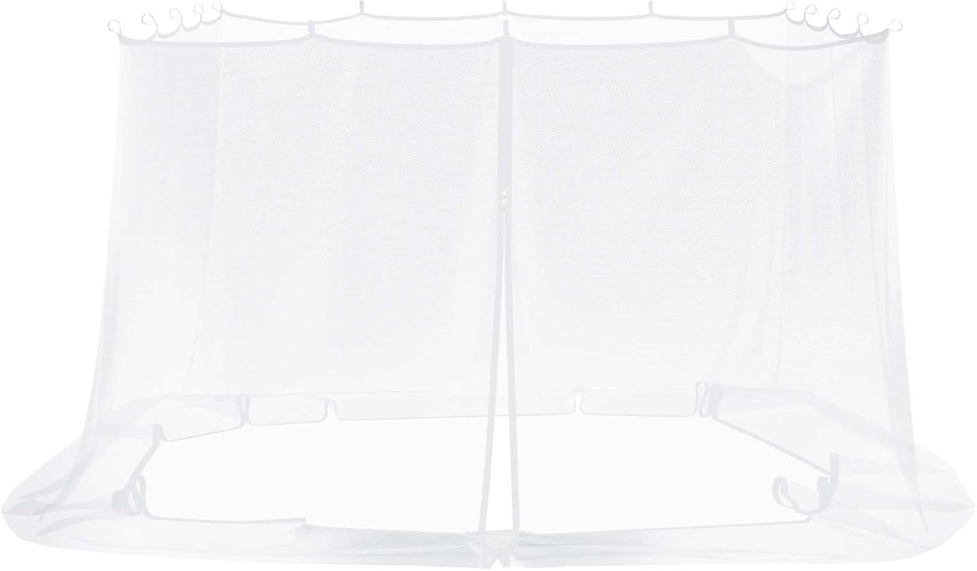 Moskito-Netz für Pavillon 4 x 3 m Weiss 220 Mesh Polyester fliegengitter für Outdoor Camping Trekkin