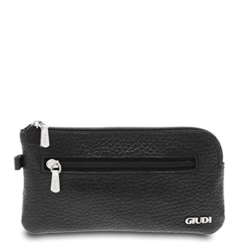 GIUDI ® - Schlüsselanhänger mit Ringen aus Kalbsleder echtes Leder