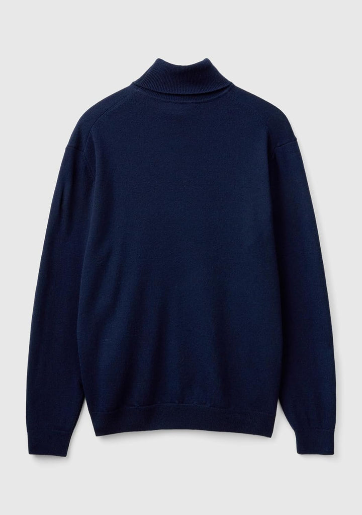 United Colors of Benetton Herren Pullover XS Dunkelblau 016, XS Dunkelblau 016