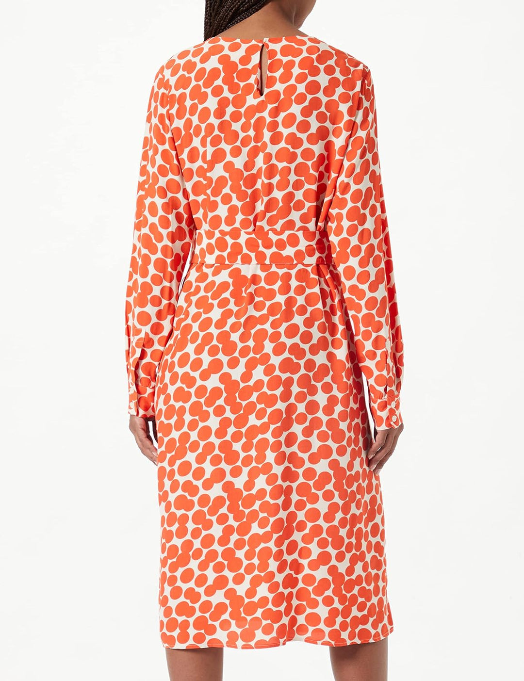 Seidensticker Damen Kleid 34 Flamed Orange / Soft Nude, 34 Flamed Orange / Soft Nude