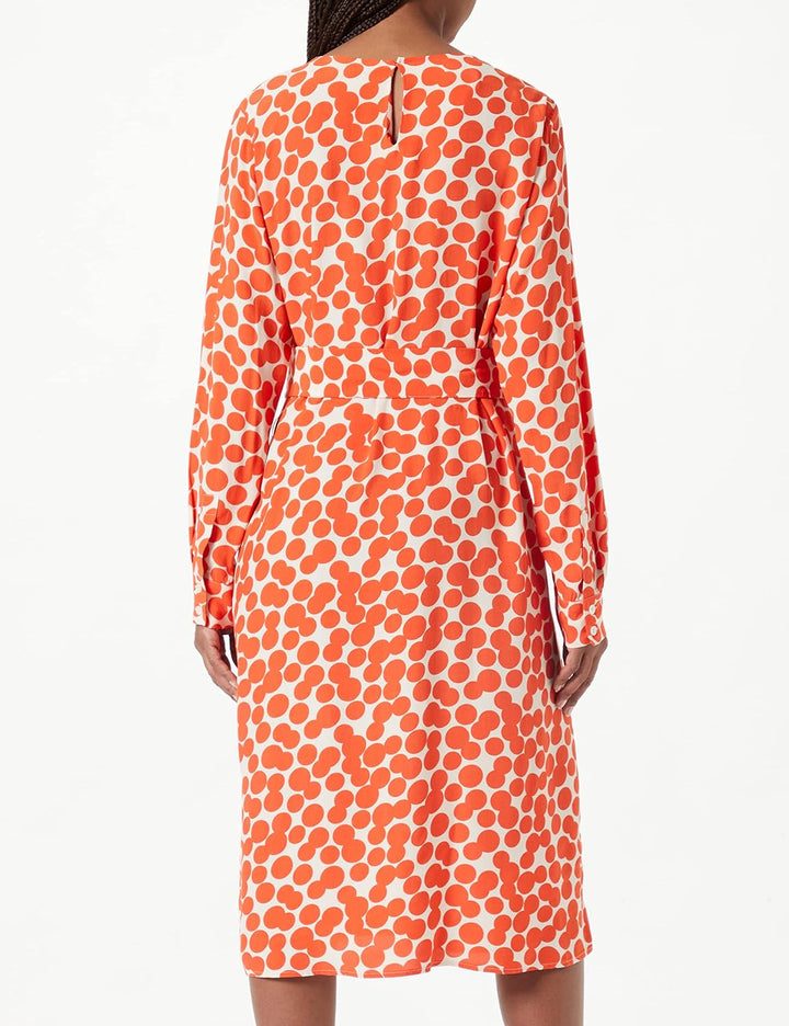 Seidensticker Damen Kleid 34 Flamed Orange / Soft Nude, 34 Flamed Orange / Soft Nude
