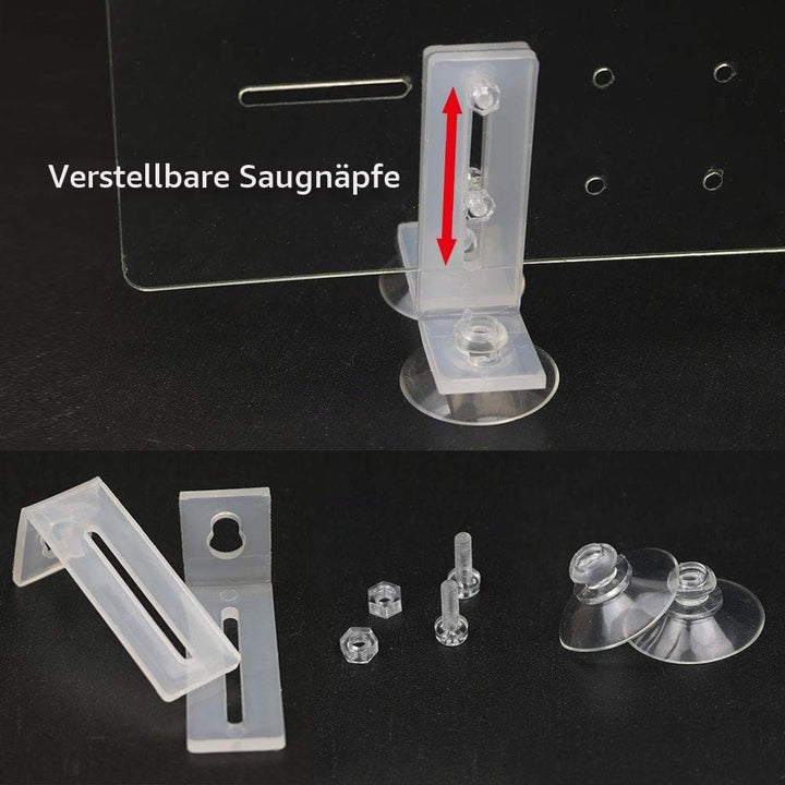 BEGONDIS Trennwande für Aquarien für Mischzucht aus PET/PETP, Aquarium Fish Tank Divider. 3030, 3030