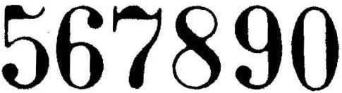 Trodat 86624 Ziffernstempel Metall fortlaufend automatisch selbstfärbend 8 x verstellbar 5,5 mm Stel