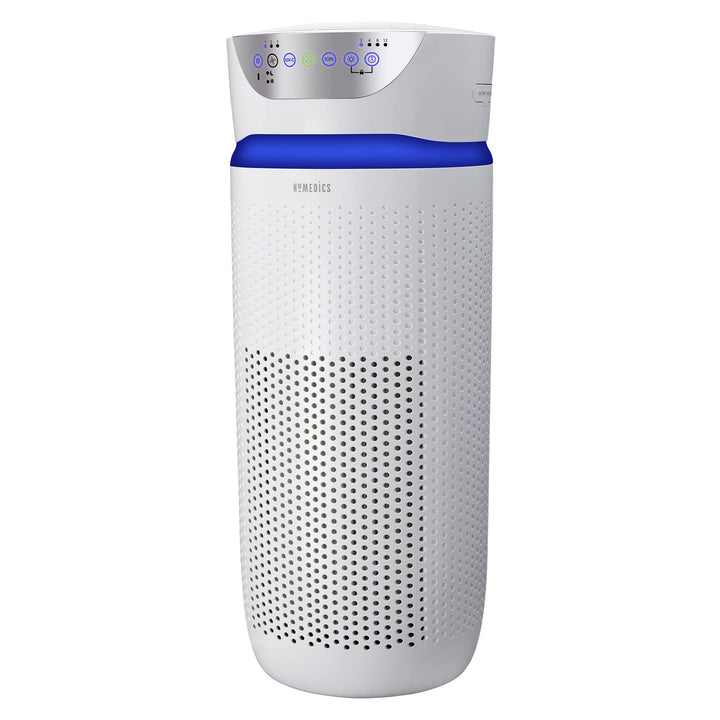 HoMedics 5 in 1 TotalClean Luftreiniger, HEPA- und Aktivkohle-Filtersystem mit Luftaustausch, 4,8 Ma