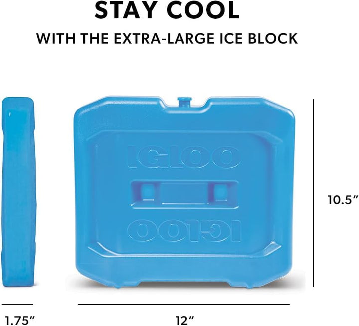 IGLOO Ice Block Eisblock L x B x H in cm: 30,48 x 4,445 x 26,67 Blau, L x B x H in cm: 30,48 x 4,445