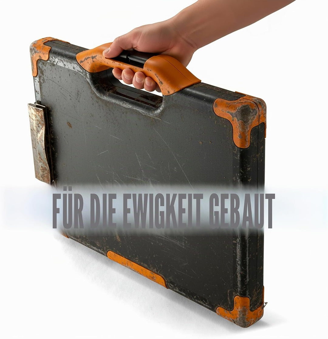 Officemate Carryall 83326 Klemmbrett-Aufbewahrungsbox, Brief-/Rechtsgrösse, Schwarz und Orange, 40,6