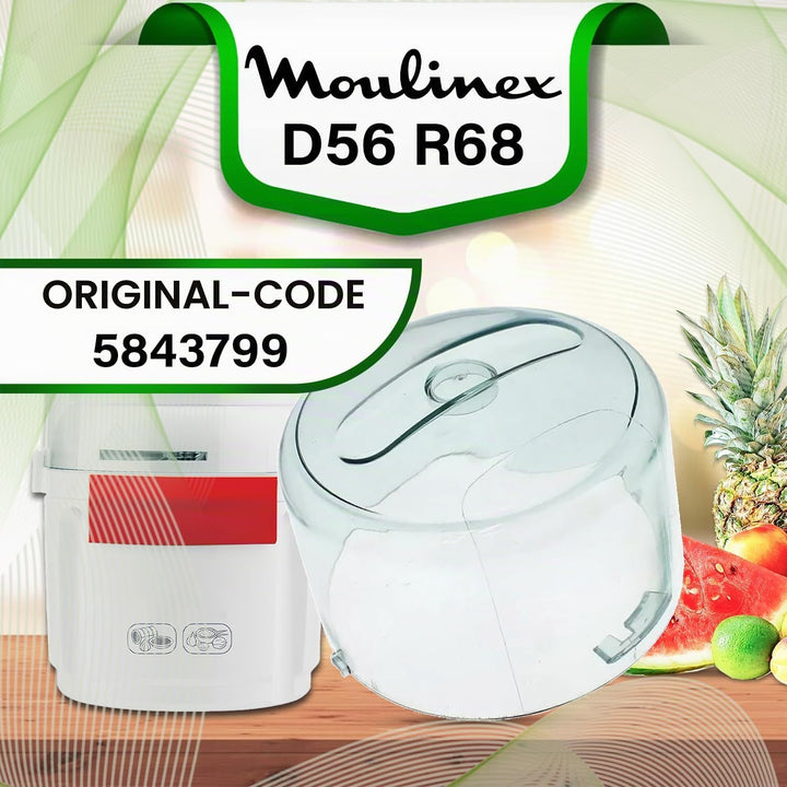 ONIX TECH Deckel Zerkleinerer für Moulinex La Moulinette D56 R68 - Garantie 5 Jahre