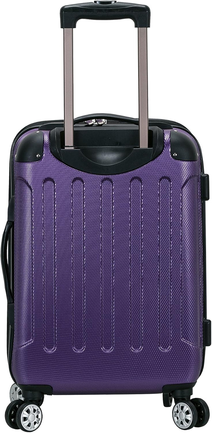 Rockland 50,8 cm erweiterbares Handgepäck, Spinner-Gepäck, violett, Einheitsgrösse, 50,8 cm erweiter