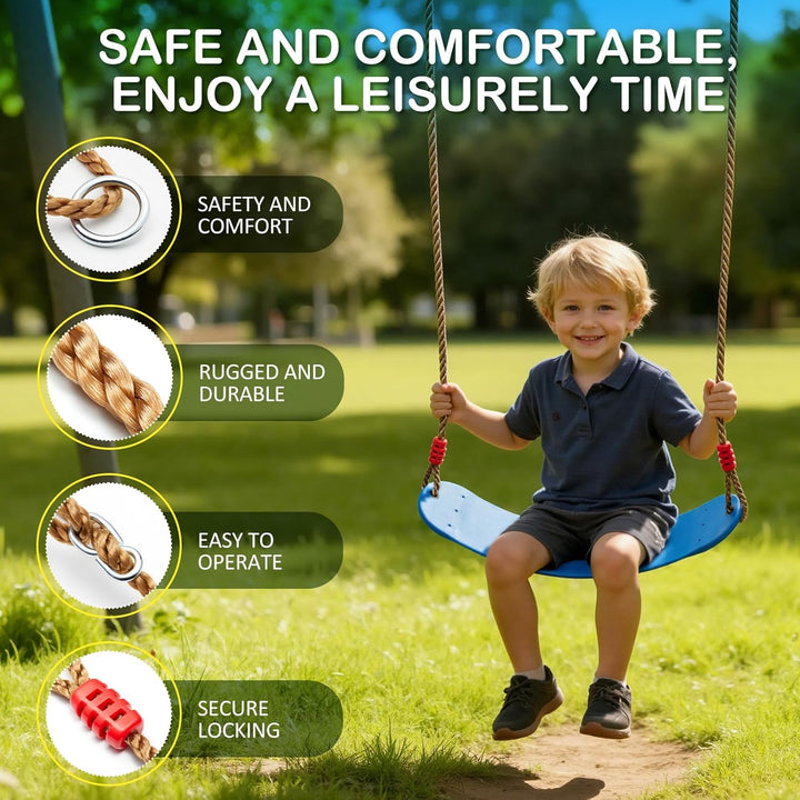 Extsud Elastischer Kinderschaukel Farbe Eva weichen Bord U-Schaukel Brettschaukel Schaukelsitz Schau