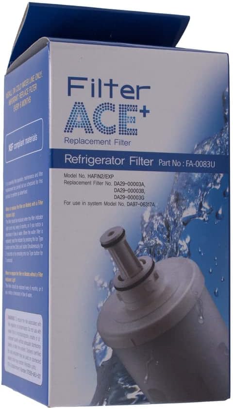 ACE+ FA-0083U | Wasserfilter kompatibel mit Samsung DA29-00003G, HAFIN2/EXP, DA29-00003F, HAFIN1/EXP
