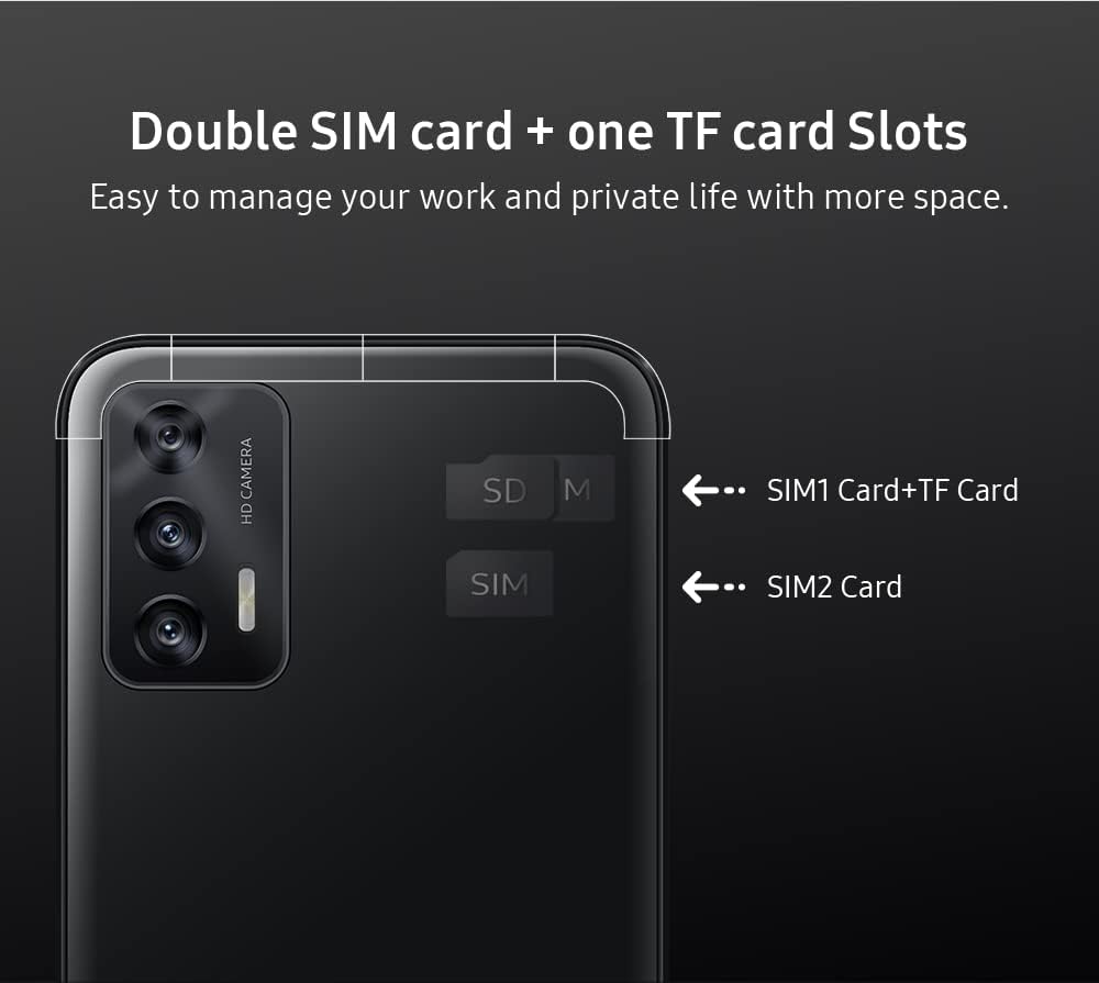 OUKITEL Android 12 Smartphone ohne Vertrag C31, 3GB+16GB, DUAL SIM+SD (3 Kartensteckplatz), Helio A2