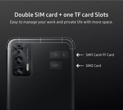 OUKITEL Android 12 Smartphone ohne Vertrag C31, 3GB+16GB, DUAL SIM+SD (3 Kartensteckplatz), Helio A2