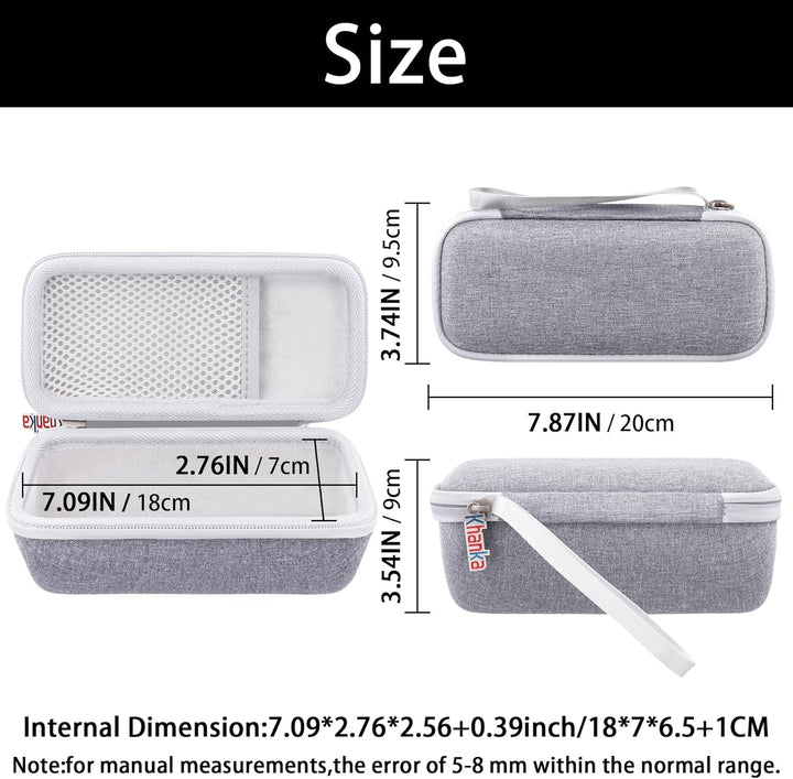 Khanka Hartschalenhülle kompatibel mit Sonos Roam 2 / Sonos Roam/Sonos Roam SL, tragbarer, wasserdic