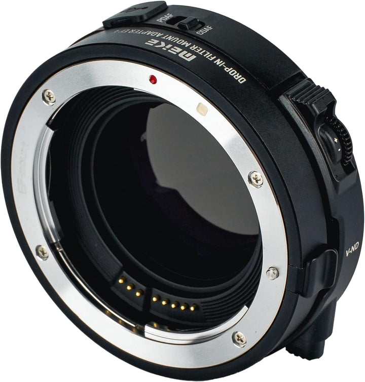 Meike MK-EFTE-C VND Autofokus Mount Objektivadapter mit Variabler ND- und UV-Filter Konverter für Ca
