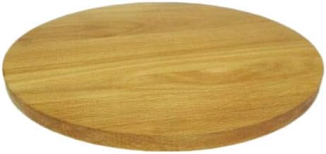 Rundes Schneidebrett aus Holz, zum Schneiden von Pizza-Holz, doppelseitig, 50 cm