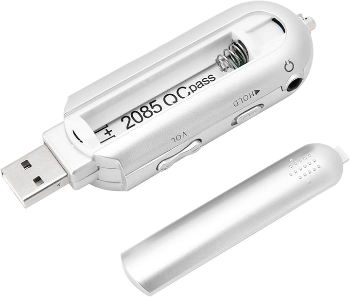 Digitaler MP3 Player, Tragbarer MP3-USB-Player mit LCD-Bildschirm und 32 GB Micro SD, FM-Radio, Spra