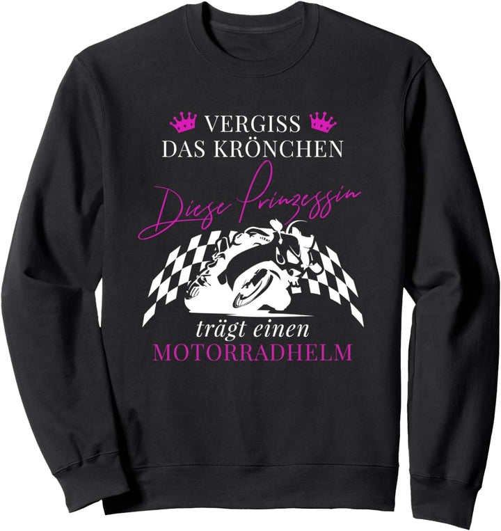 Motorrad | Motorradfahrerin Bikerin Motorbike Für Biker Sweatshirt