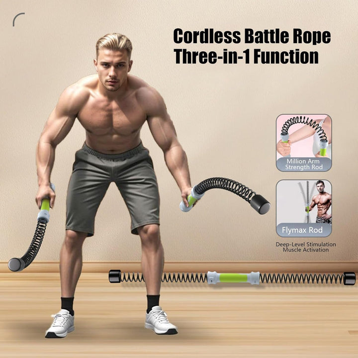 Generisch Tragbare Battle Ropes,Robuster Und Tragbarer Armtrainer | Kabellose Seile Für Workout Und