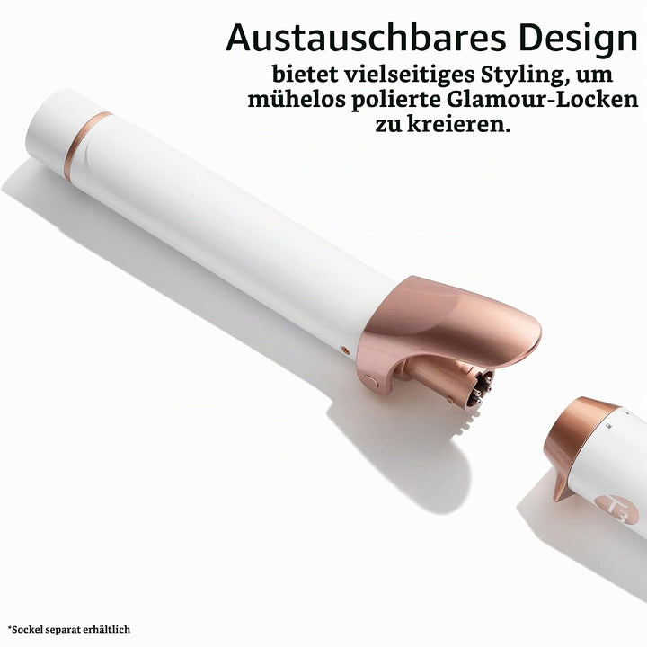 T3 Austauschbare Lockenstab - und Stylingaufsätze Polierte Locken 32 mm Wechselclip Lockenstab Barre