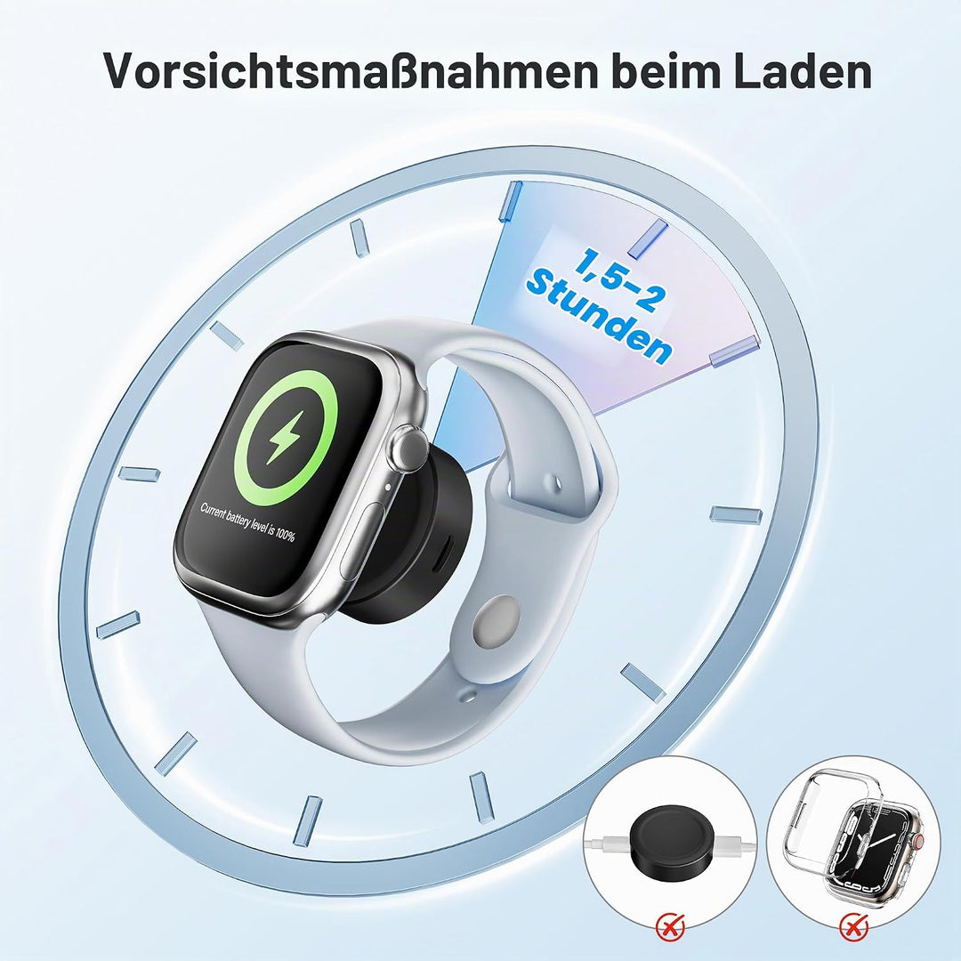Elebase für Apple Watch Ultra 3 Ladegerät,Magnetisches Ladeadapter,Tragbarer Drahtloser iWatch Ladeg