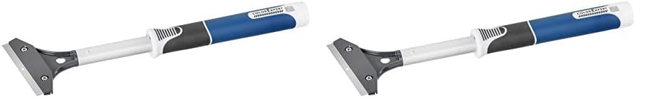 ScrapeMaster 3K 100mm Tapetenschaber Wandschaber Bodenschaber (Packung mit 2) Alu Blau 30cm lang, Kl