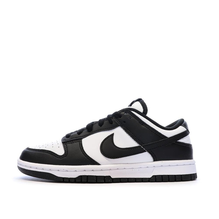 Nike Herren Dunk Low Retro Basketballschuh 38.5 EU Weiss Schwarz und Weiss, 38.5 EU Weiß Schwar