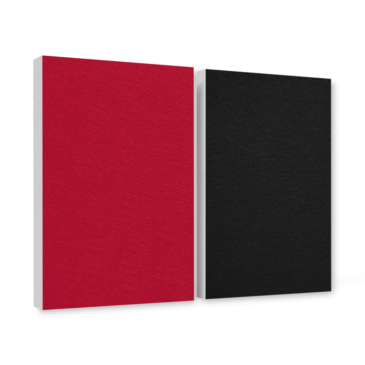 platino24 Schallabsorber COLORE aus Basotec G+ I Akustikpaneele mit Akustikfilz I 2 Wand-Paneele in