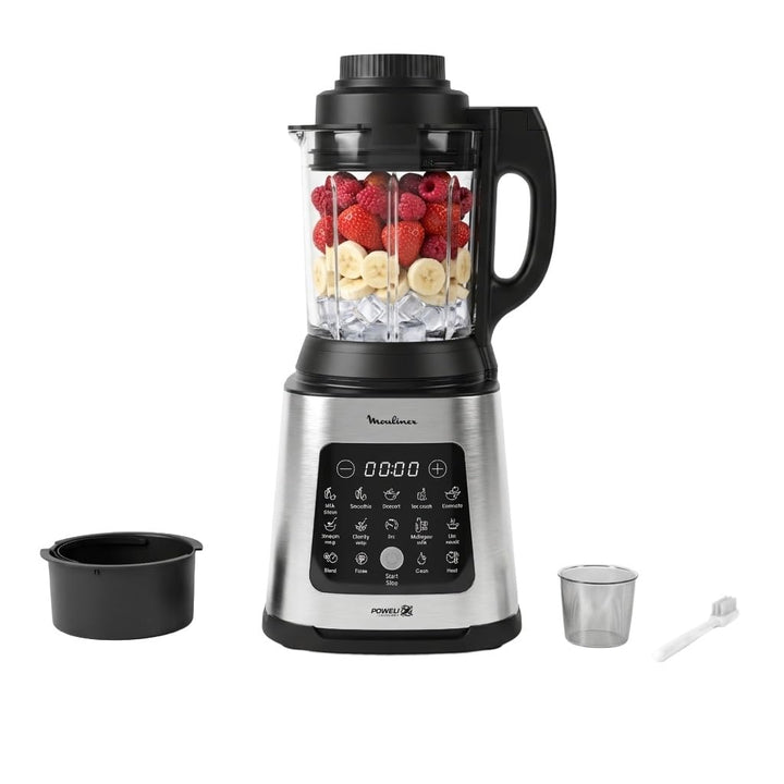 Moulinex PerfectMix Cook, Standmixer mit 10 automatischen Programmen, 1400 W, bereiten heisse und ka