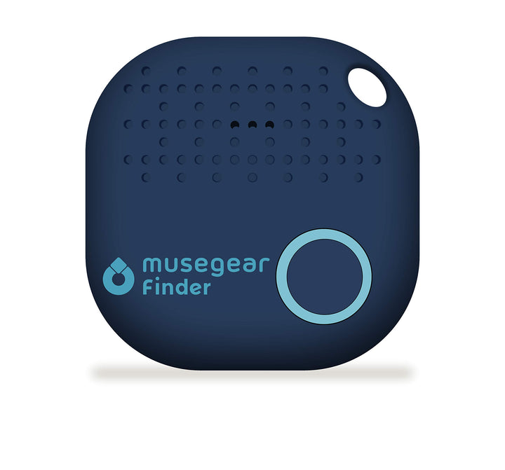 musegear Schlüsselfinder mit Bluetooth App aus Deutschland I Maximaler Datenschutz | dunkelblau 1er