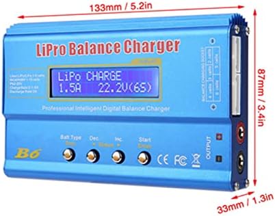 FTVOGUE B6 80W Digital LCD Balance Ladegerät Entlader Parallel Ladegerät für LLiPo NiMH RC Batterie