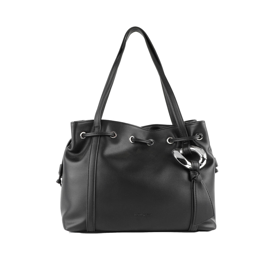 Gerry Weber - Handtasche für Damen, geräumiger Shopper für Frauen, Schwarz Farbe:schwarz / Material: