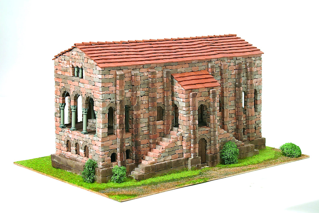DOMUS-KITS Domus Kits40090 4028 Teile Romanica 13 Sta. Maria De Naranco Kirche Modell, Massstab 1:65